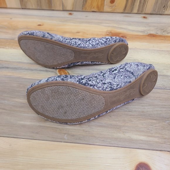 Lucky Brand Snake Print Ballet Flats - Picture 5 of 5